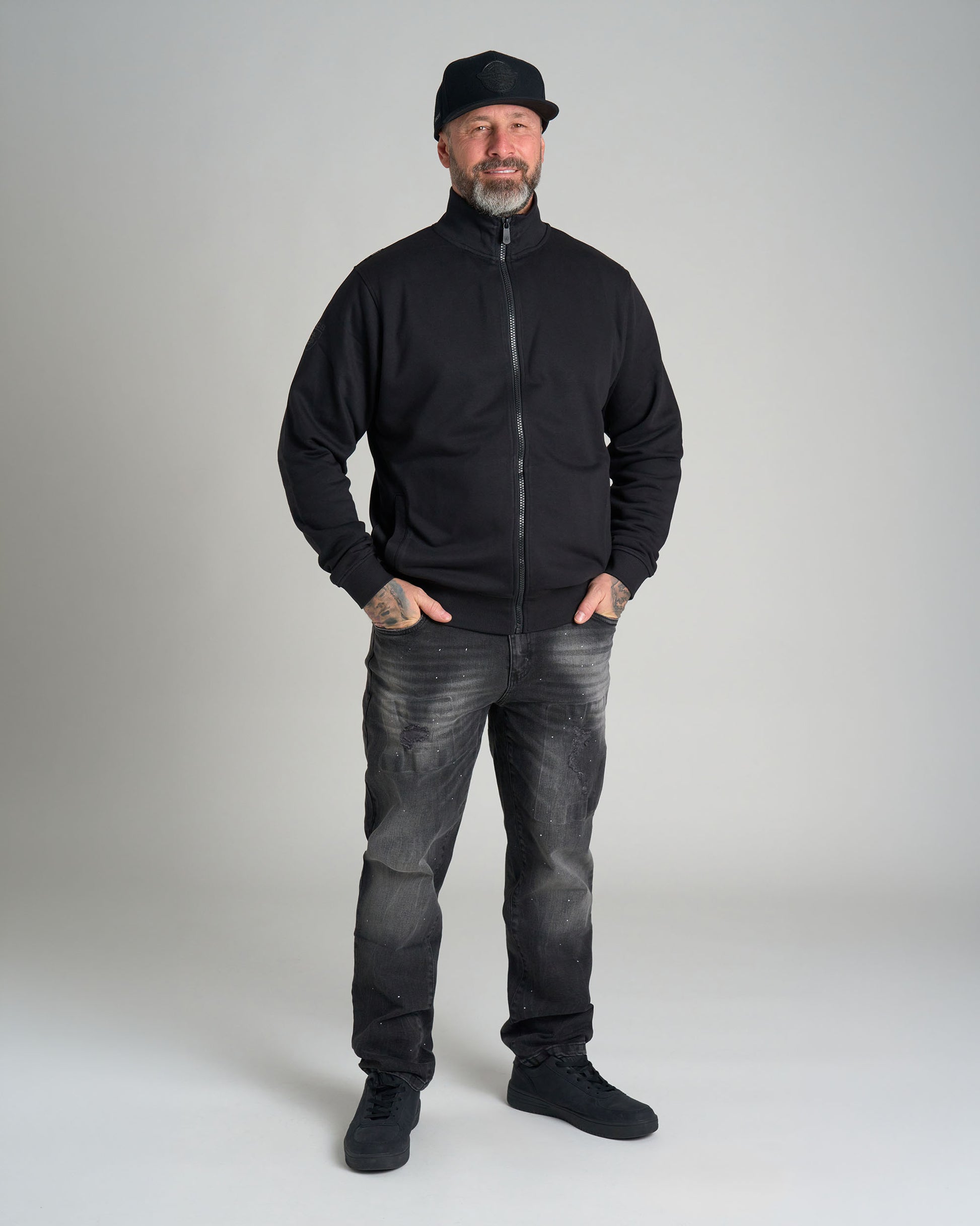 BASIC III Men's Sweatshirt BLACK