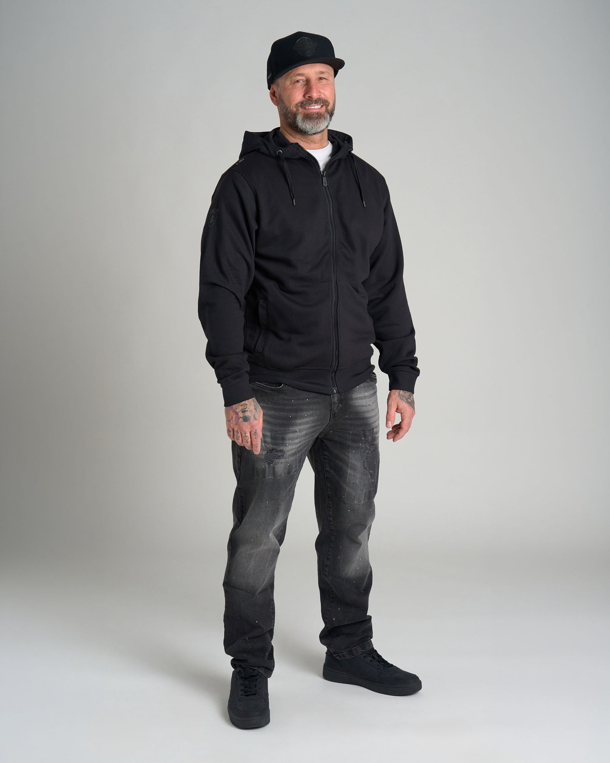 BASIC IV Men's Sweatshirt BLACK