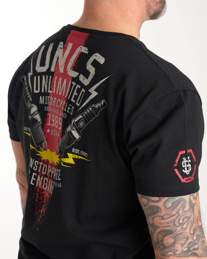 ENGINE Men's T-Shirt BLACK