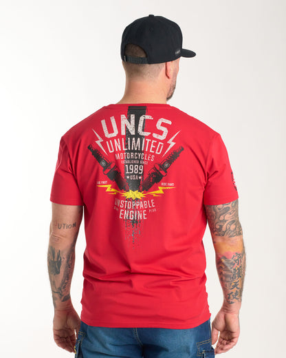 ENGINE Men's T-Shirt RED