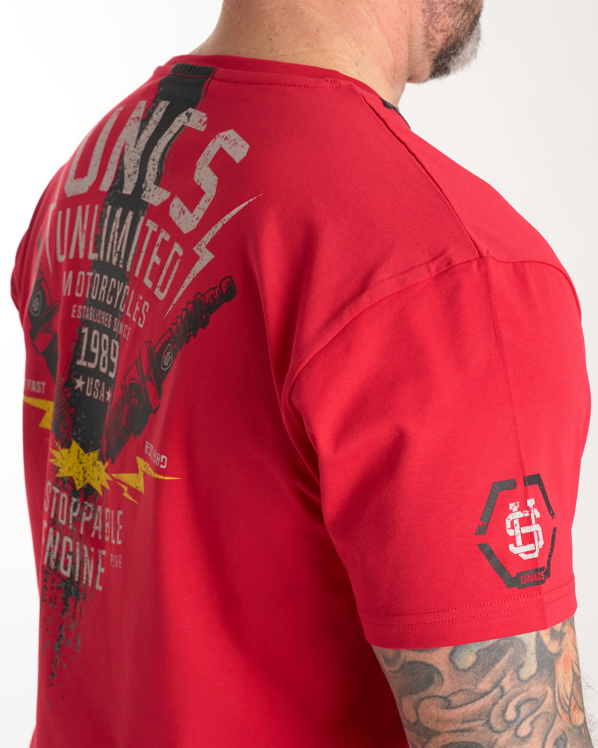 ENGINE Men's T-Shirt RED