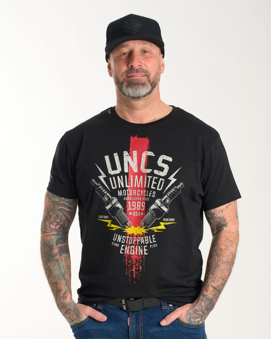 ENGINE II Men's T-Shirt BLACK