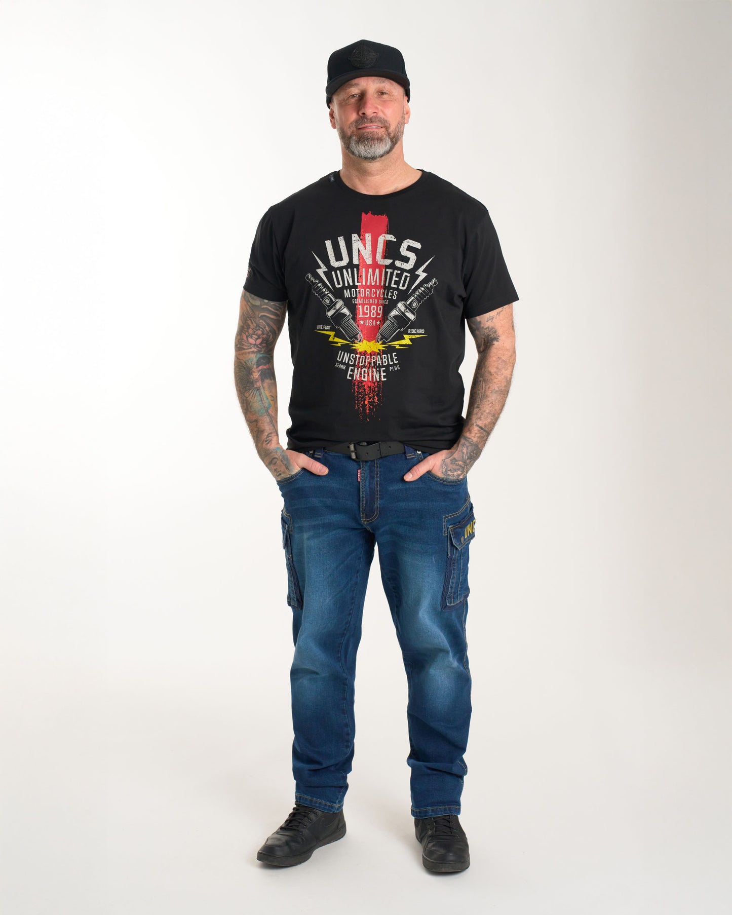 ENGINE II Men's T-Shirt BLACK