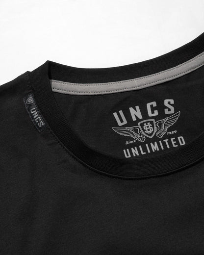 BASIC V Men's T-Shirt BLACK
