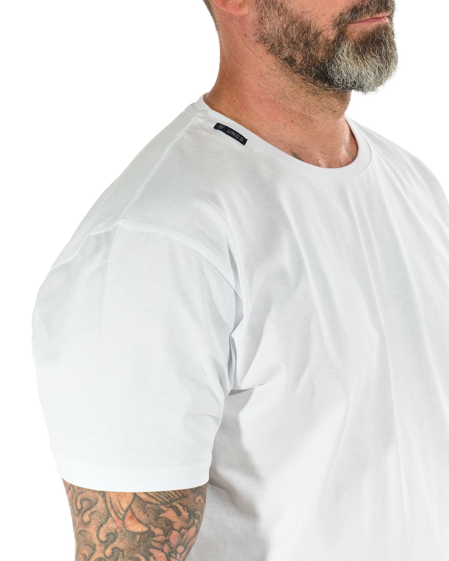 BASIC V Men's T-Shirt WHITE