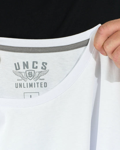 BASIC V Men's T-Shirt WHITE
