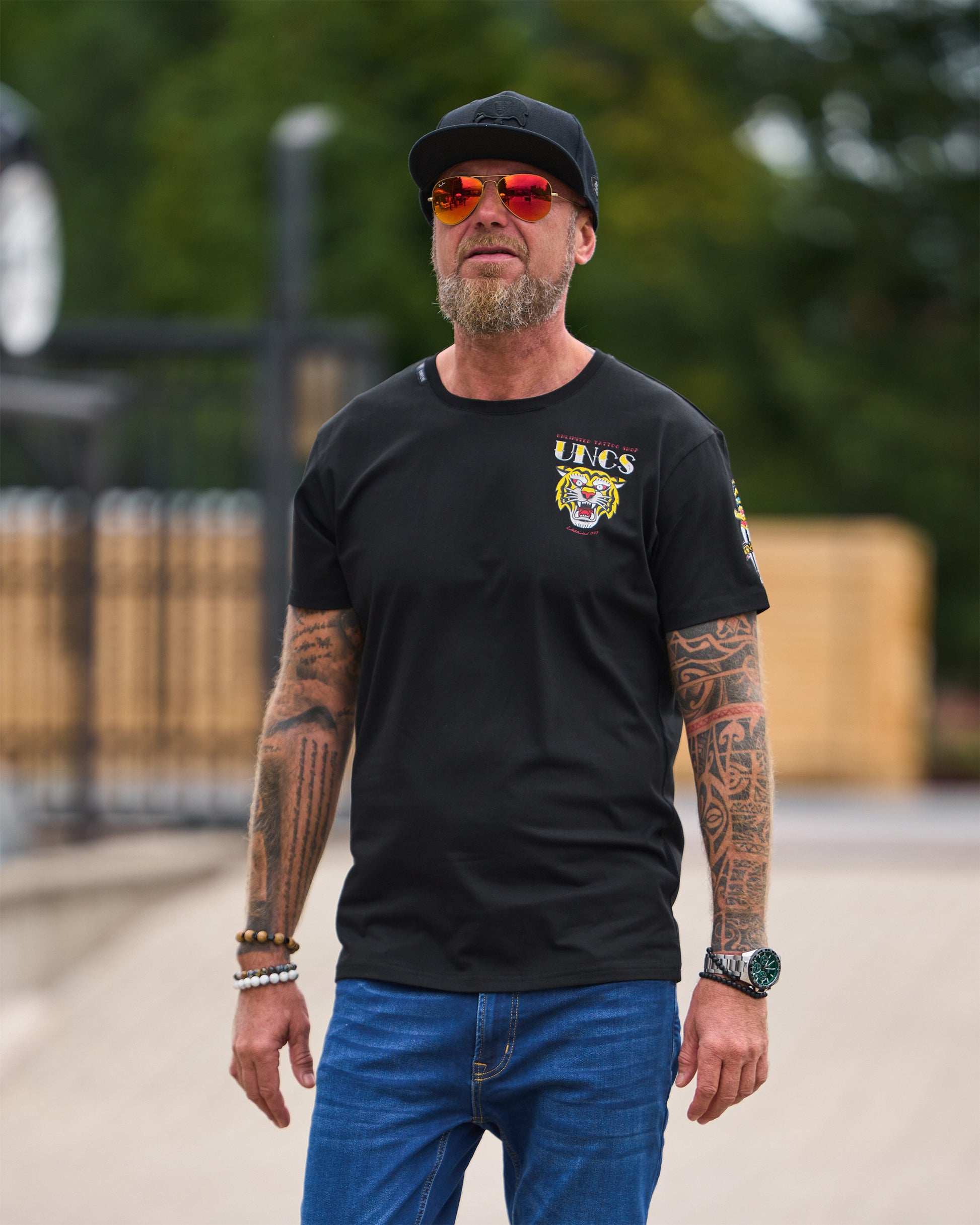 TIGER Men's T-Shirt BLACK