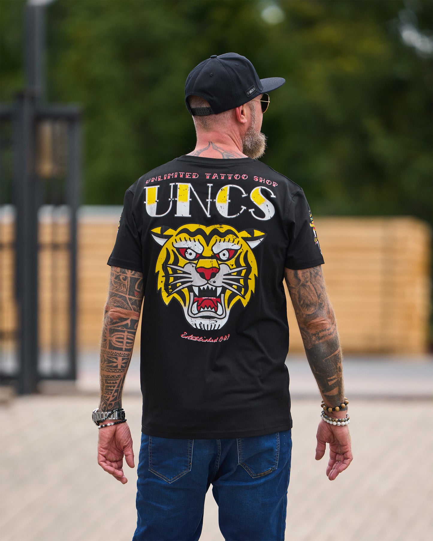 TIGER Men's T-Shirt BLACK