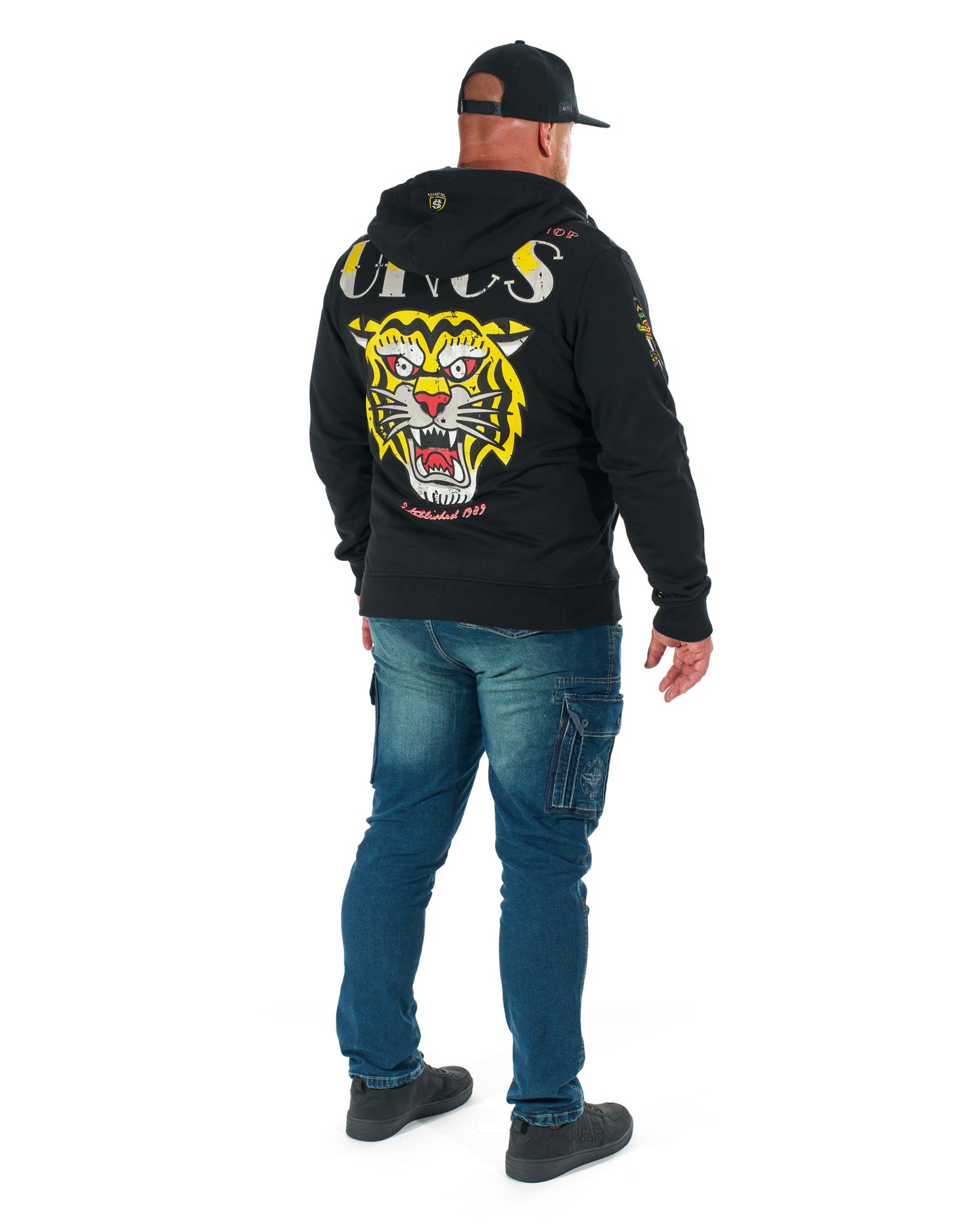 TIGER II Men's Sweatshirt BLACK
