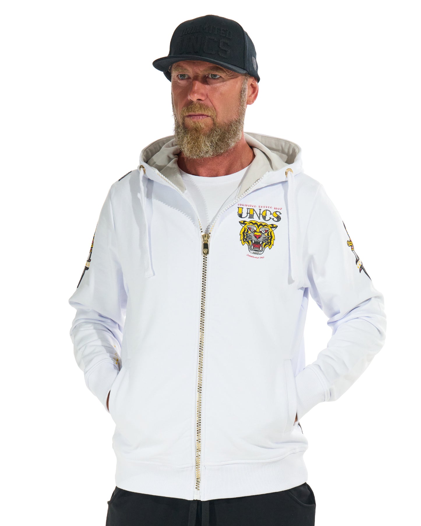 TIGER II Men's Sweatshirt WHITE