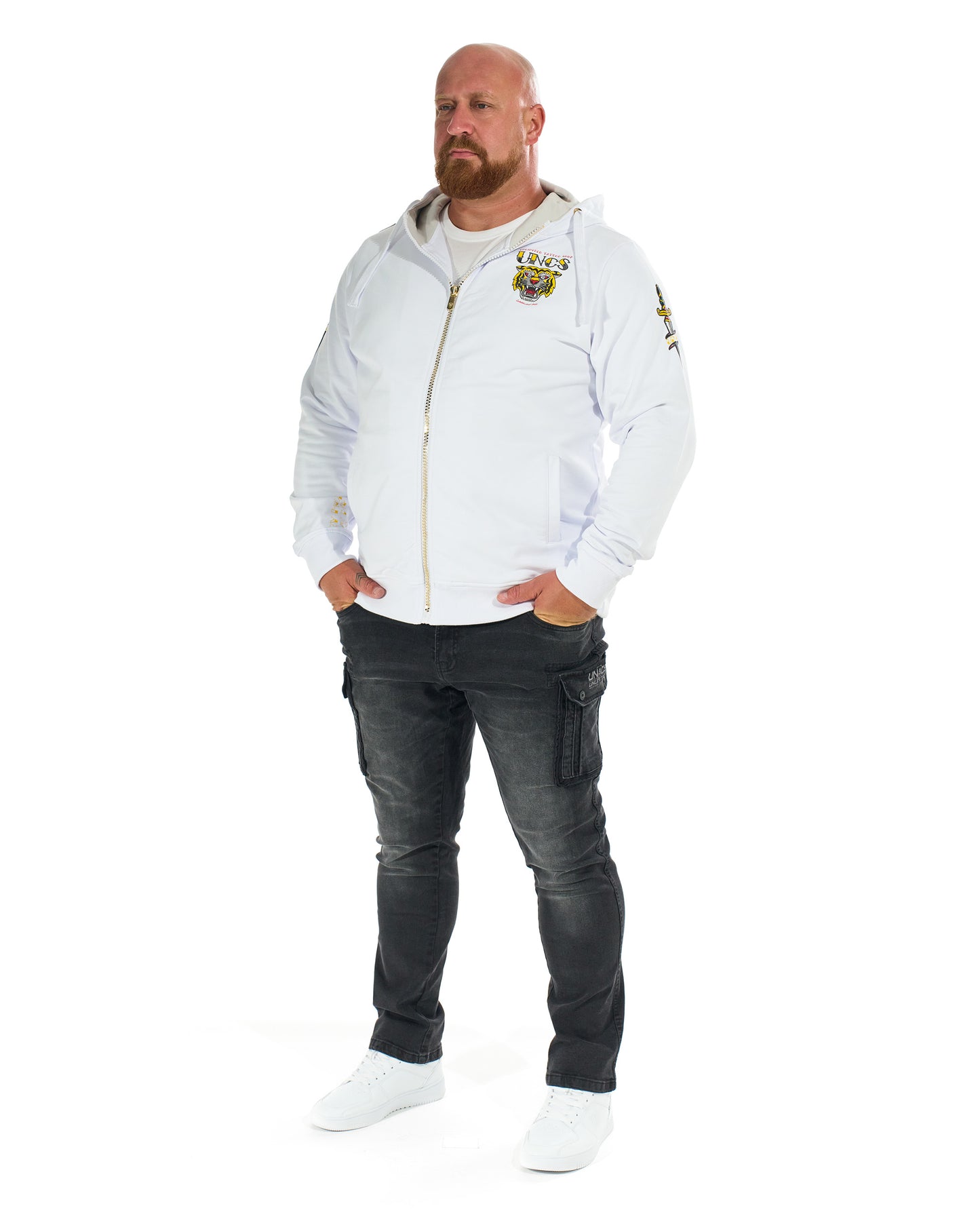 TIGER II Men's Sweatshirt WHITE