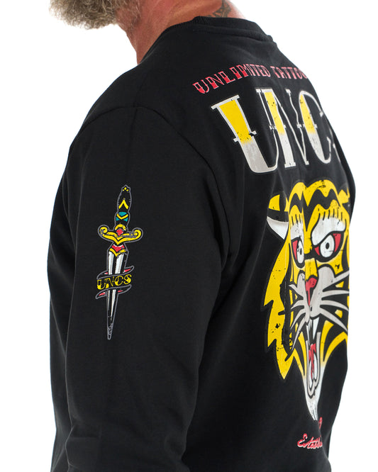 TIGER Men's Sweatshirt BLACK