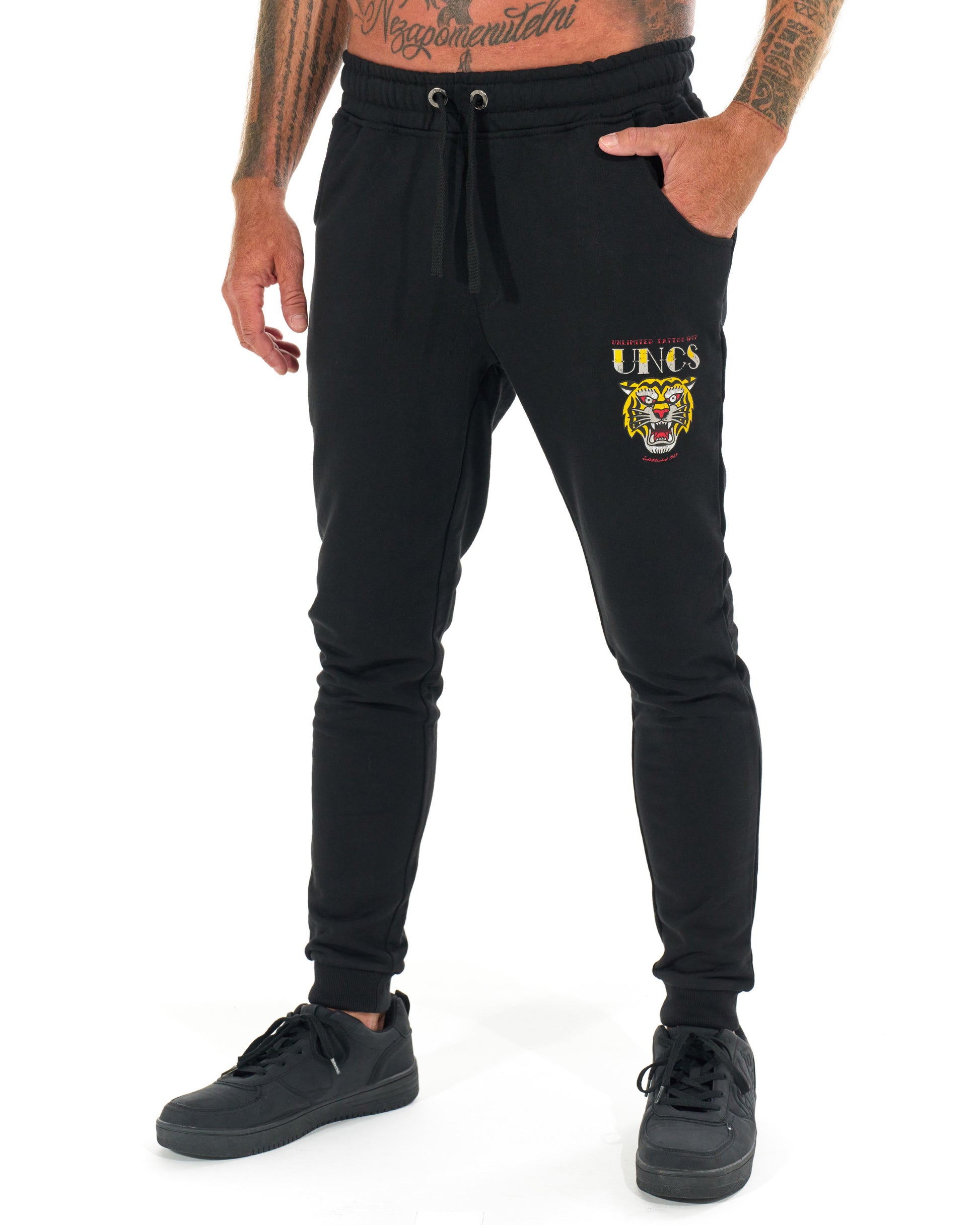TIGER Men's Sweatpants BLACK