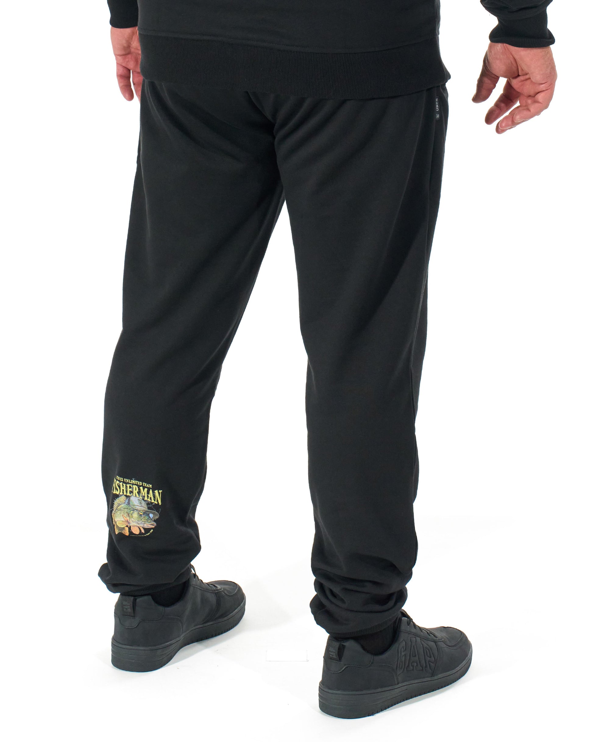 FISHERMAN Men's Sweatpants BLACK