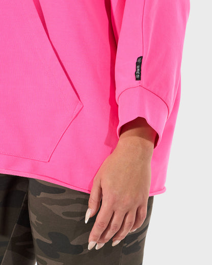 SIMONE (OVERSIZE) Women's Sweatshirt PINK