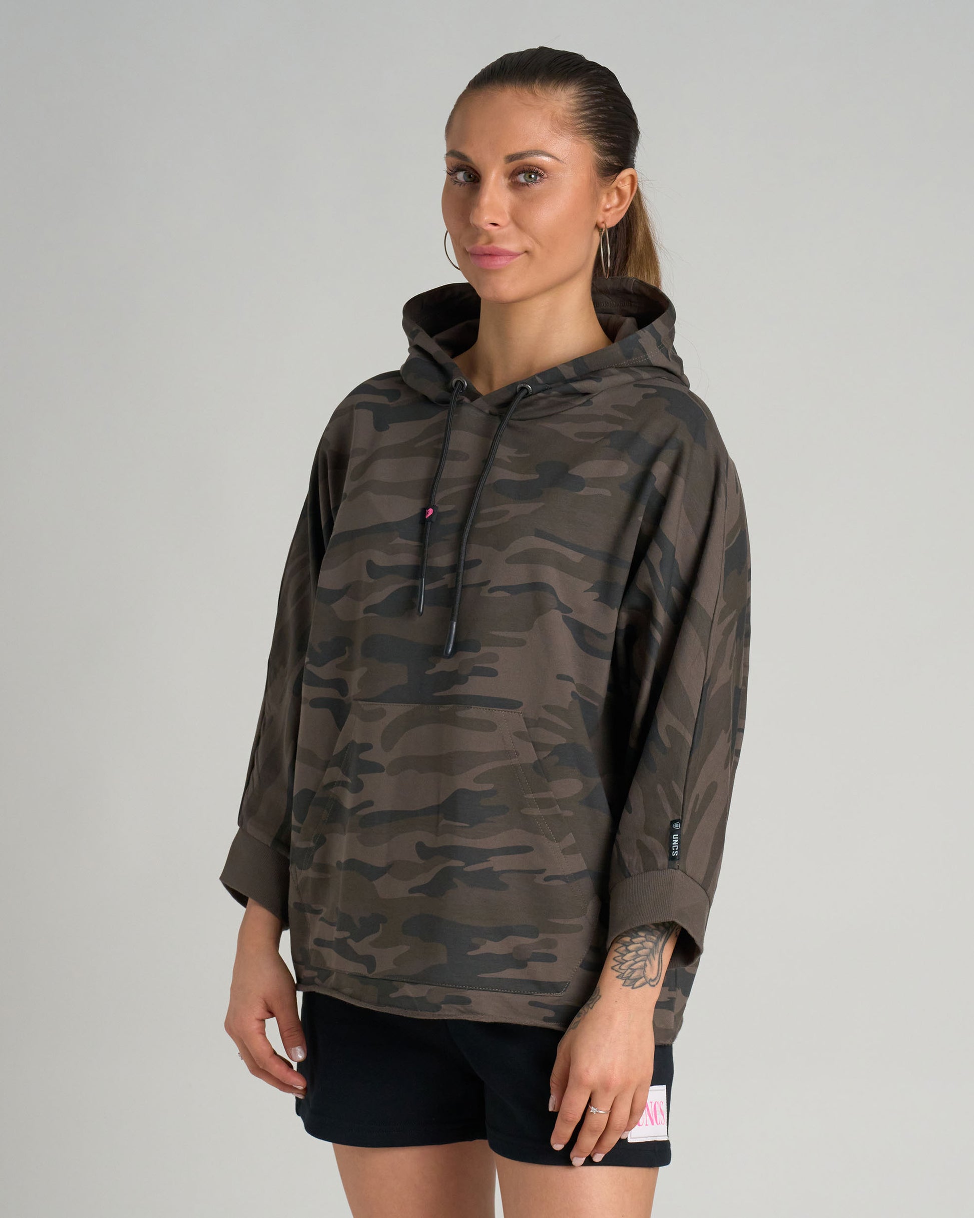 SIMONE (OVERSIZE) Women's Sweatshirt BLACK