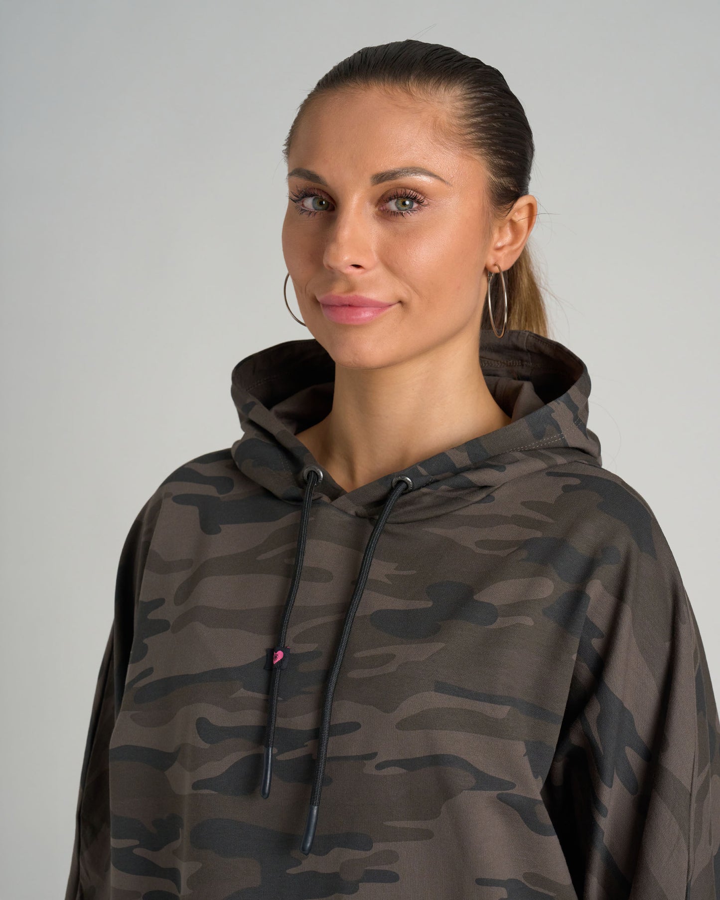 SIMONE (OVERSIZE) Women's Sweatshirt BLACK