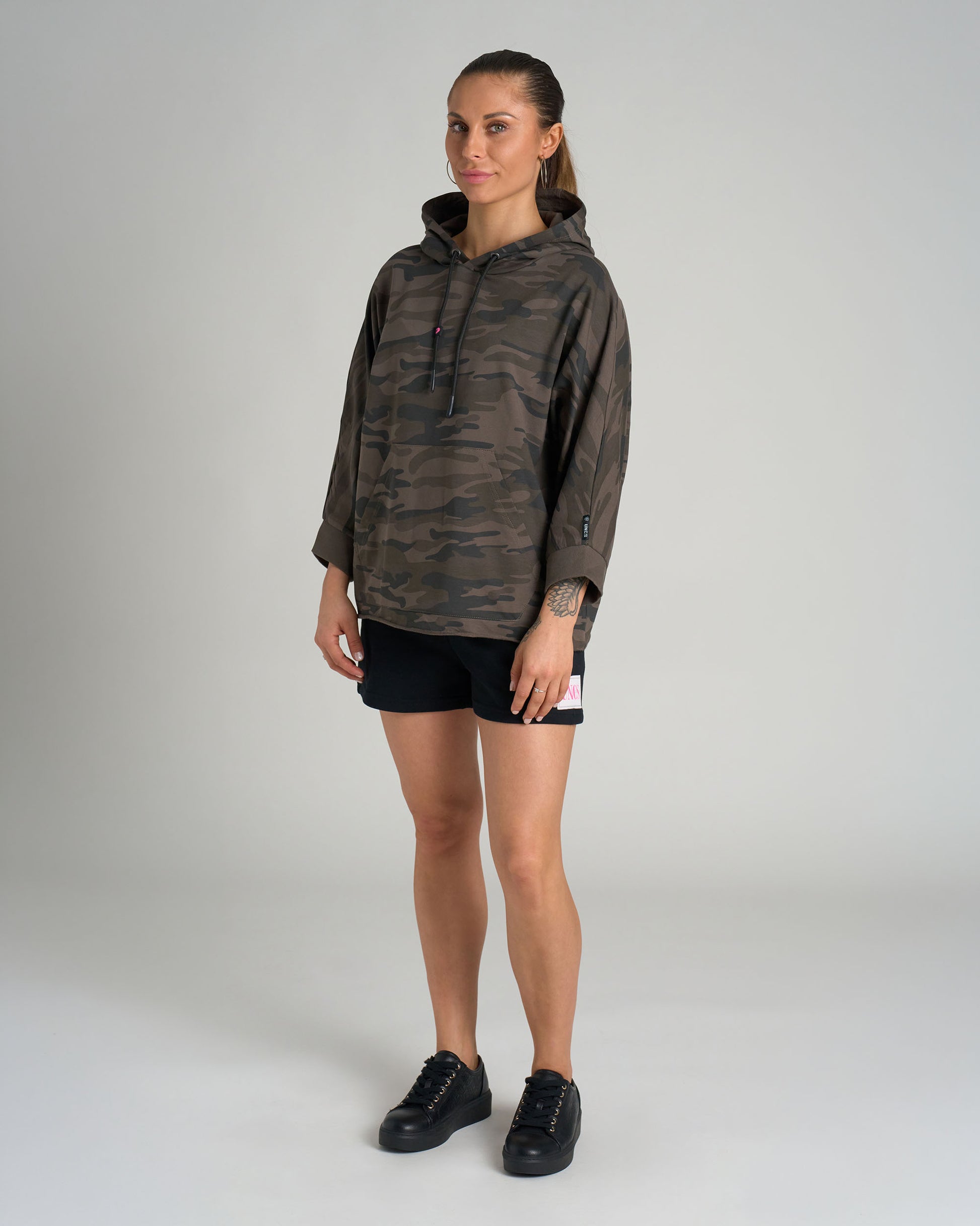 SIMONE (OVERSIZE) Women's Sweatshirt BLACK