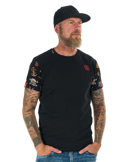 TATTOO II Men's T-Shirt BLACK