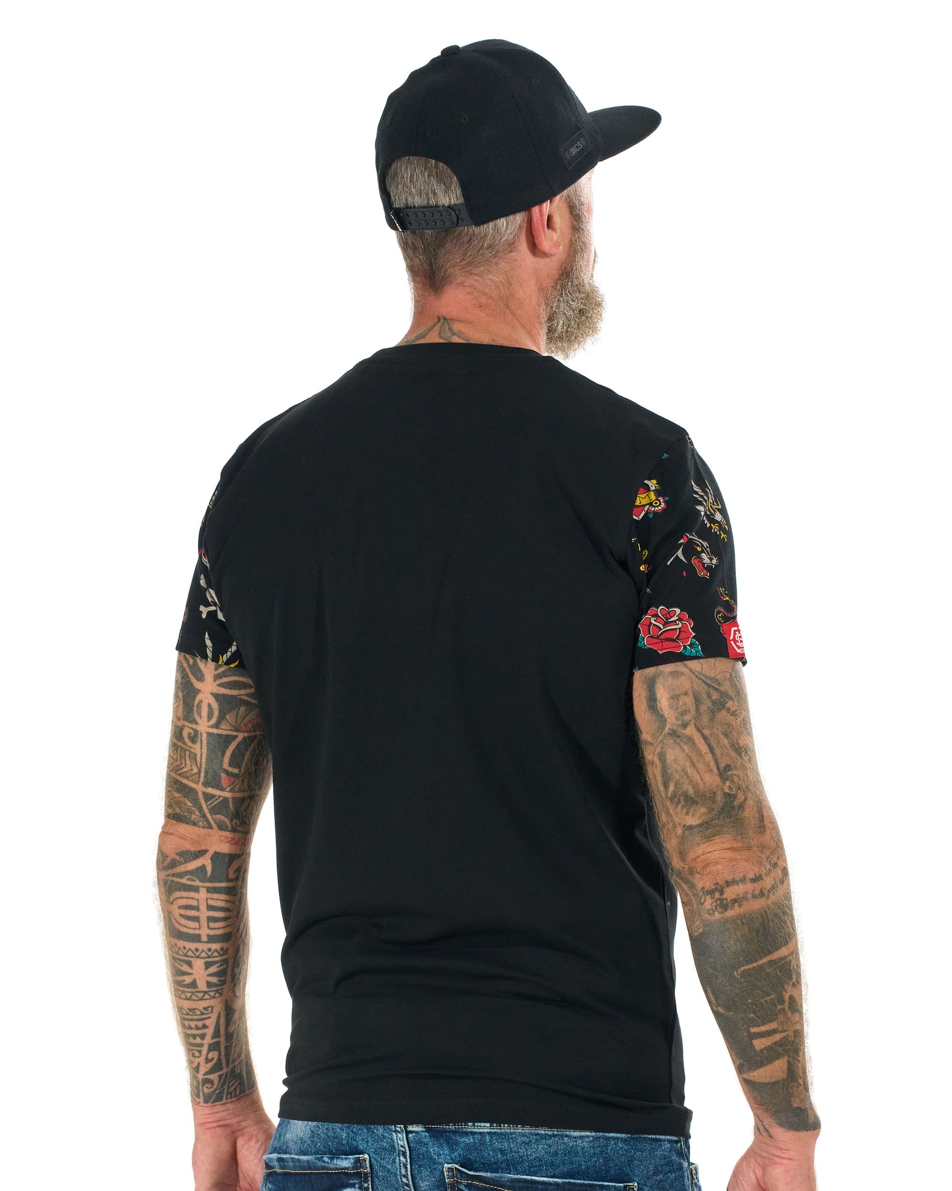 TATTOO II Men's T-Shirt BLACK