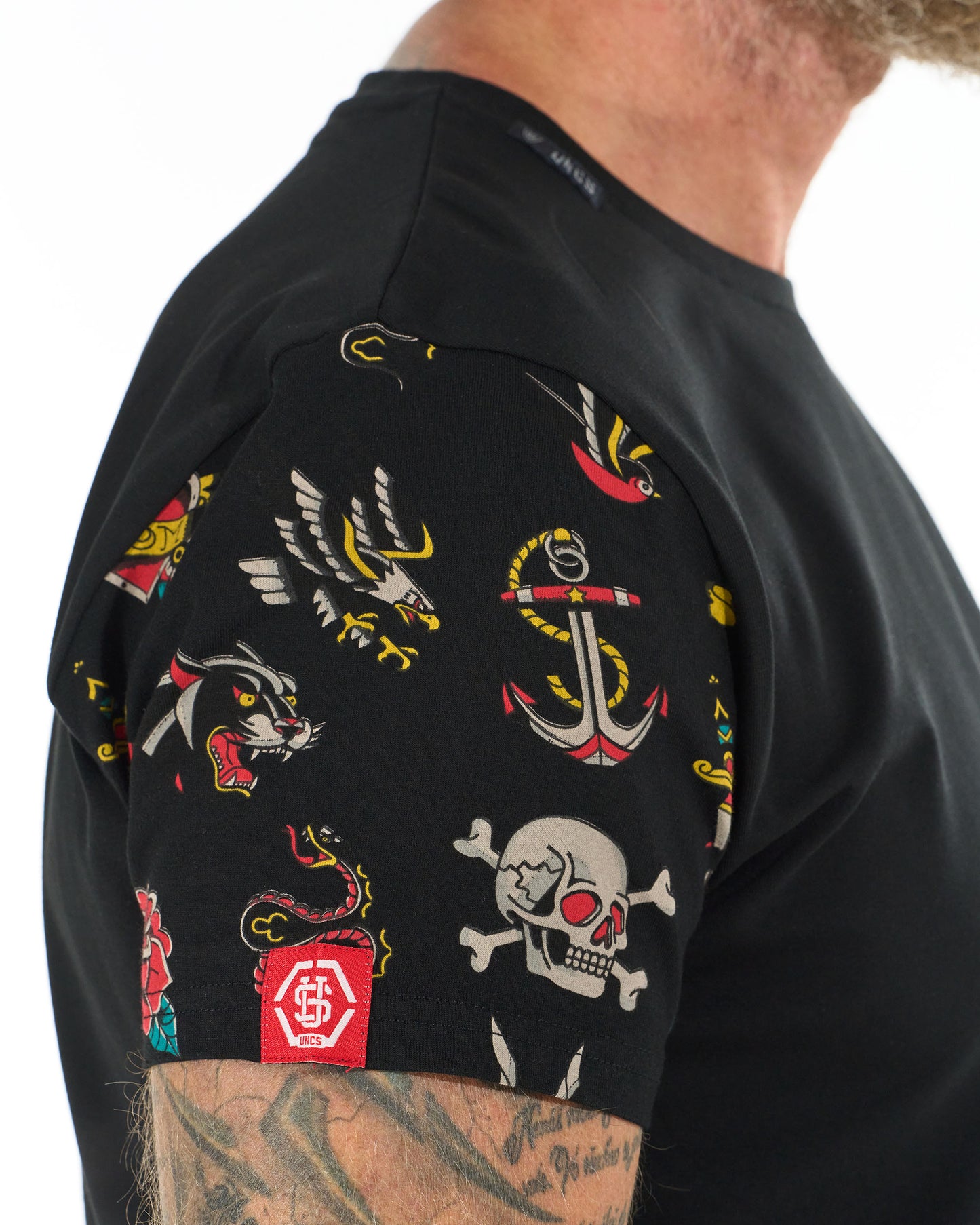 TATTOO II Men's T-Shirt BLACK