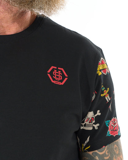 TATTOO II Men's T-Shirt BLACK