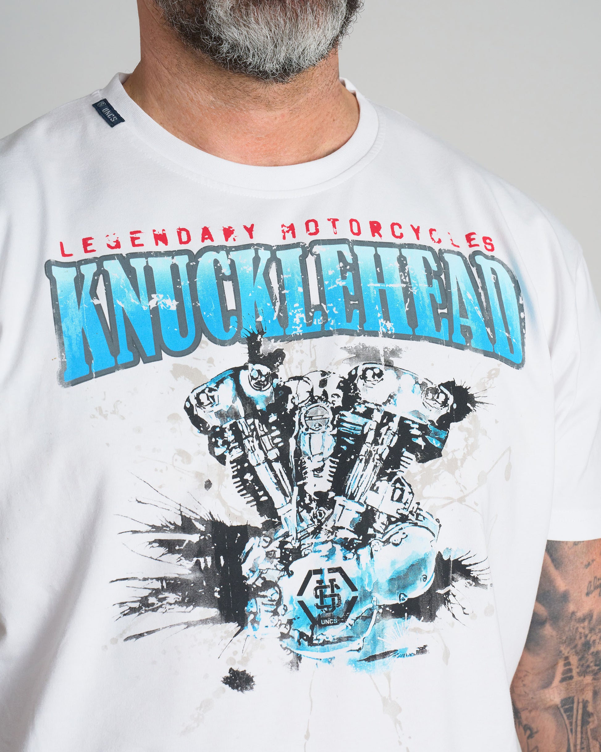 KNUCKLEHEAD III Men's T-Shirt WHITE