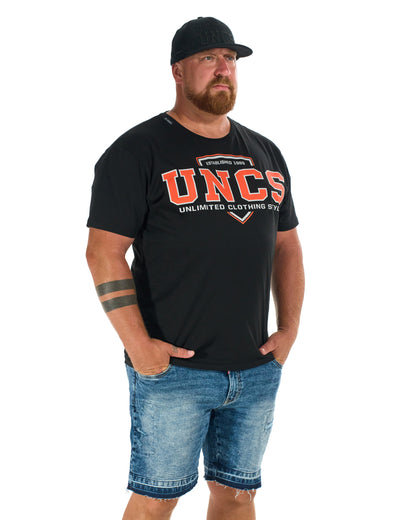 UNCS TEAM Men's T-Shirt BLACK