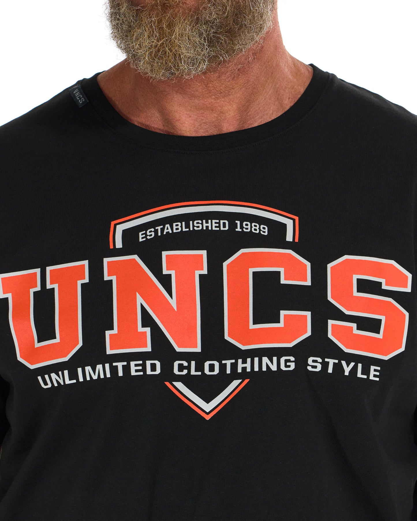 UNCS TEAM Men's T-Shirt BLACK