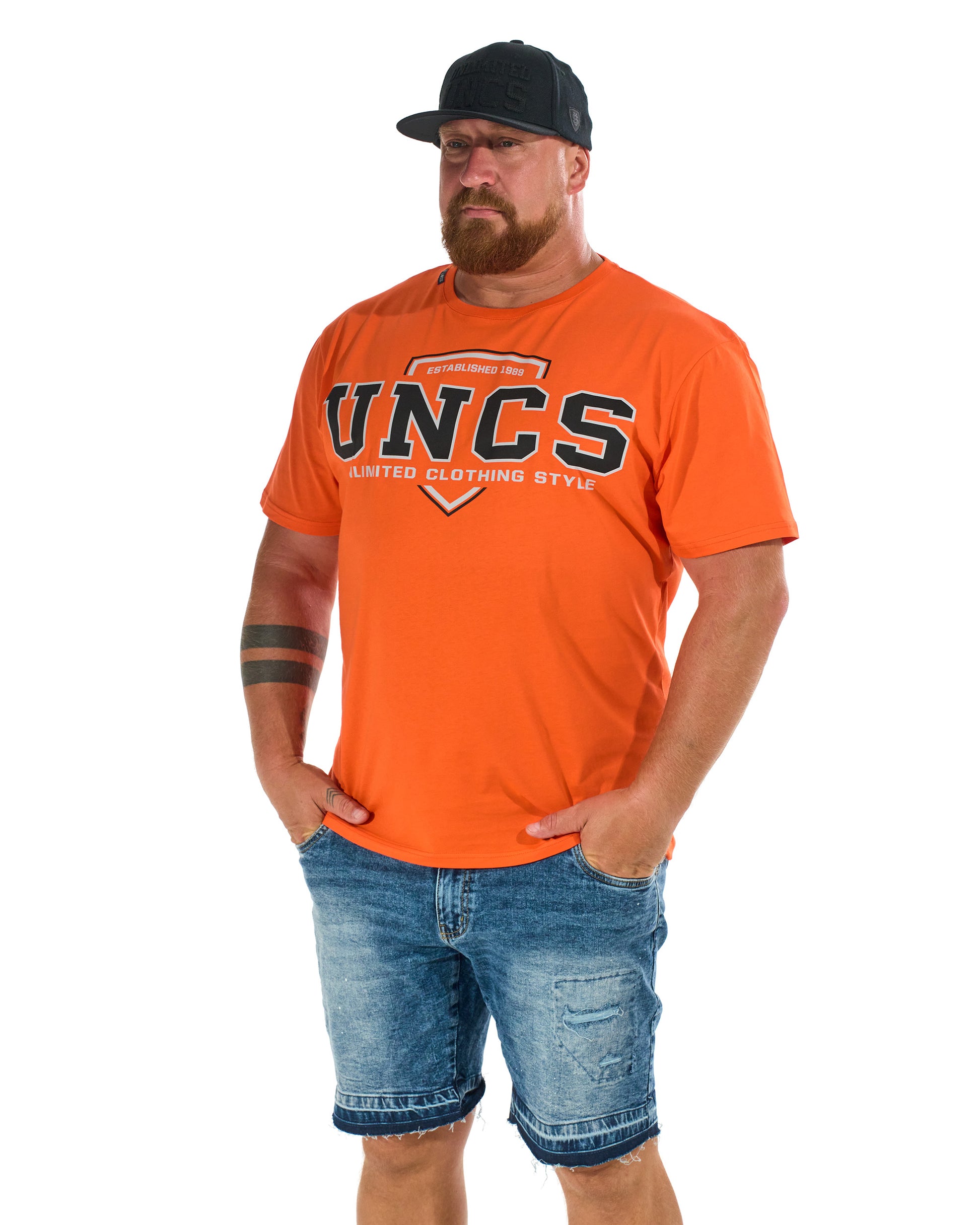 UNCS TEAM Men's T-Shirt ORANGE
