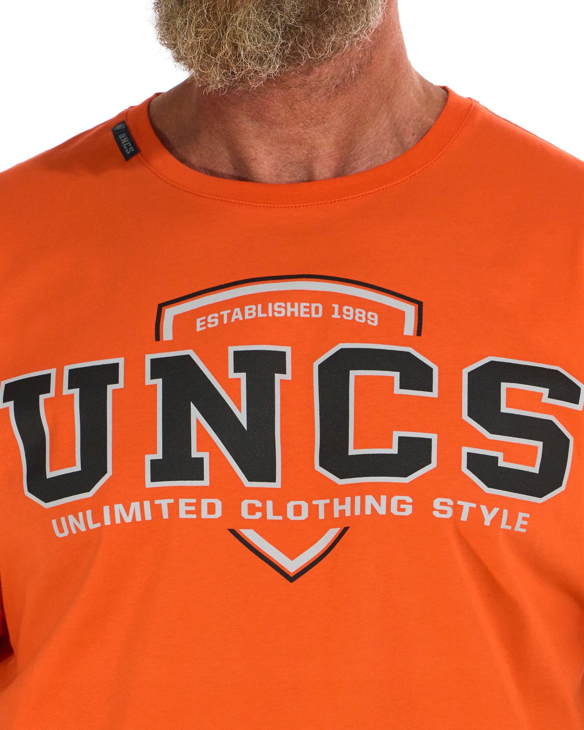UNCS TEAM Men's T-Shirt ORANGE
