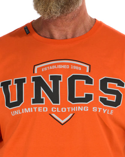 UNCS TEAM Men's T-Shirt ORANGE