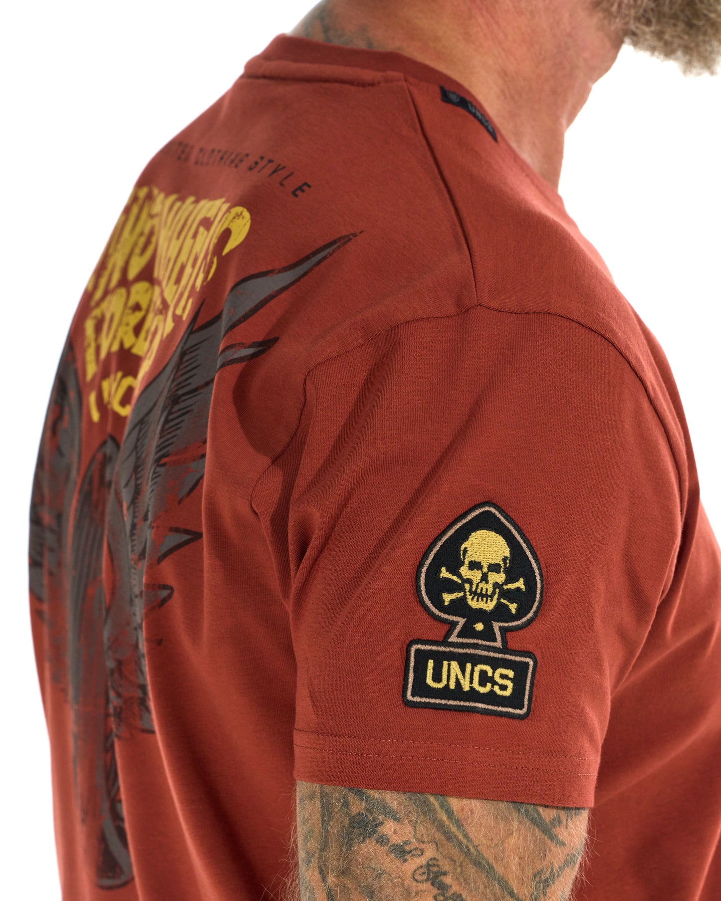 TWO WHEELS II Men's T-Shirt WINE