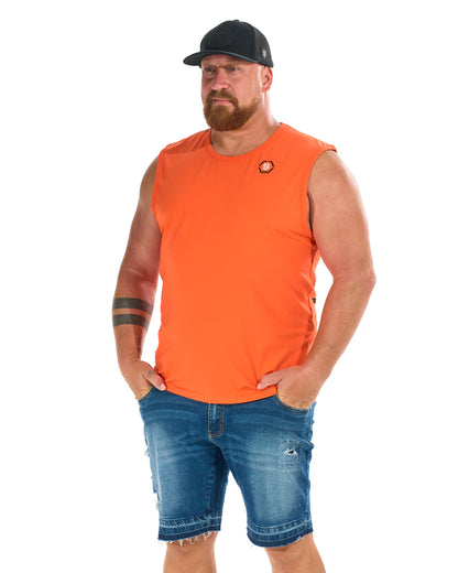 HEXAGON Men's Top ORANGE