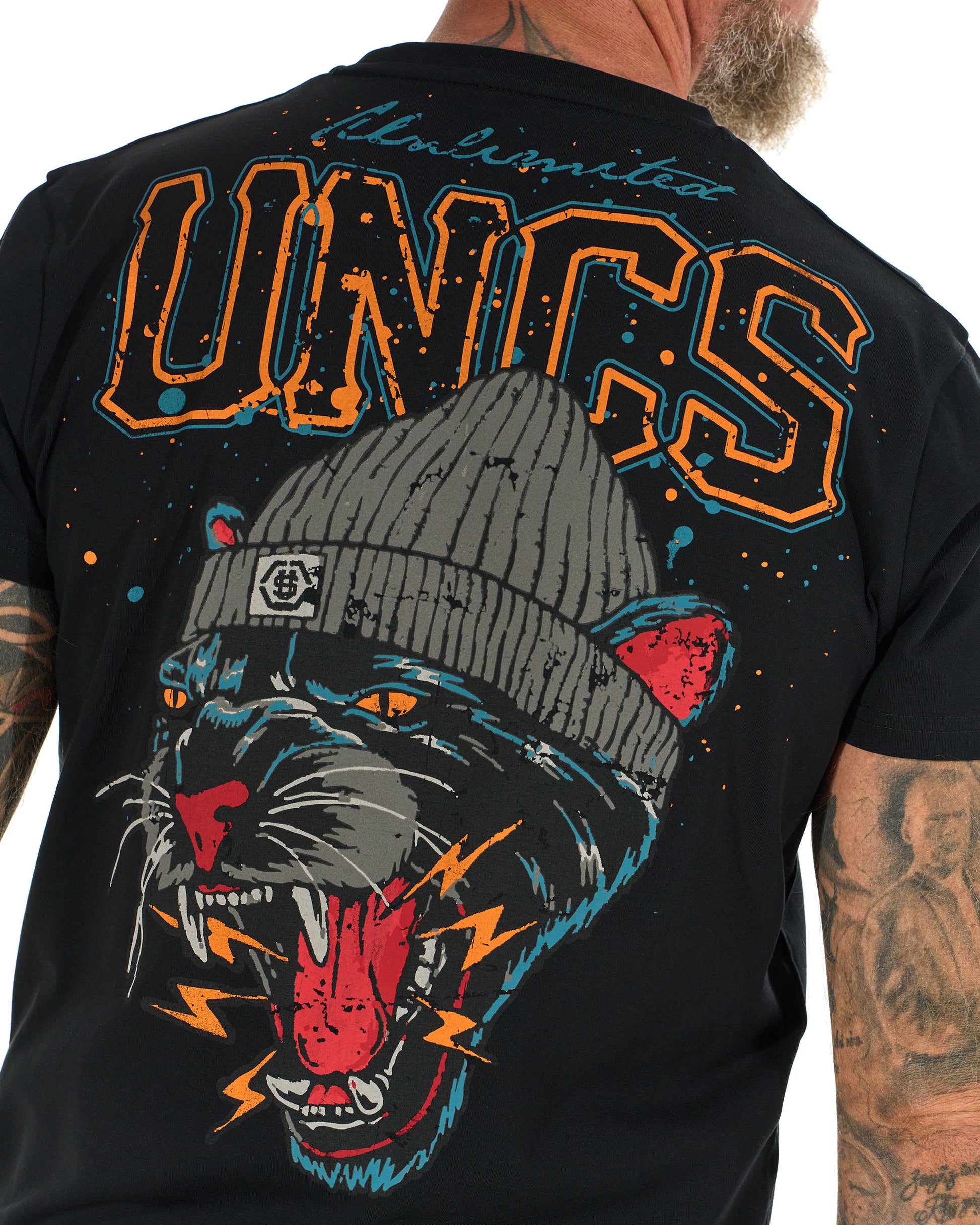 PANTHER Men's T-Shirt BLACK