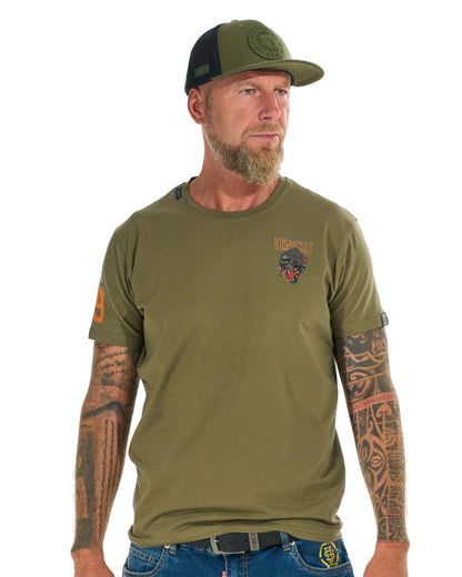 PANTHER Men's T-Shirt KHAKI