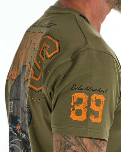 PANTHER Men's T-Shirt KHAKI