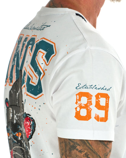 PANTHER Men's T-Shirt WHITE