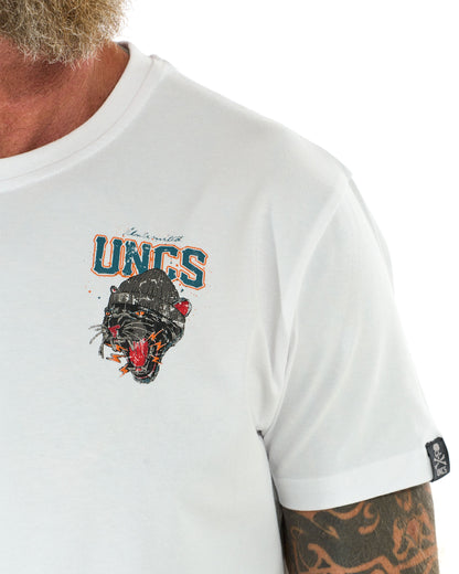 PANTHER Men's T-Shirt WHITE