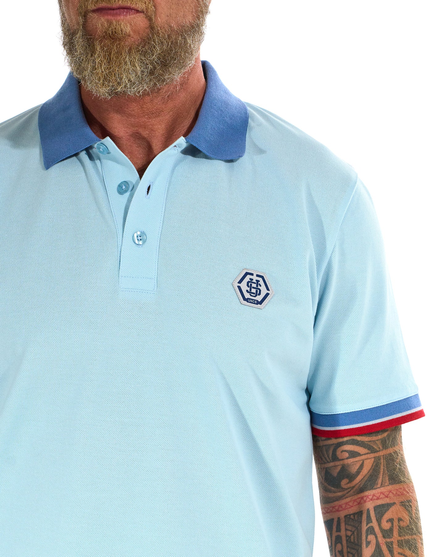 BRENDON Men's Polo BLUE