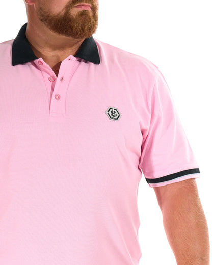 BRENDON Men's Polo PINK