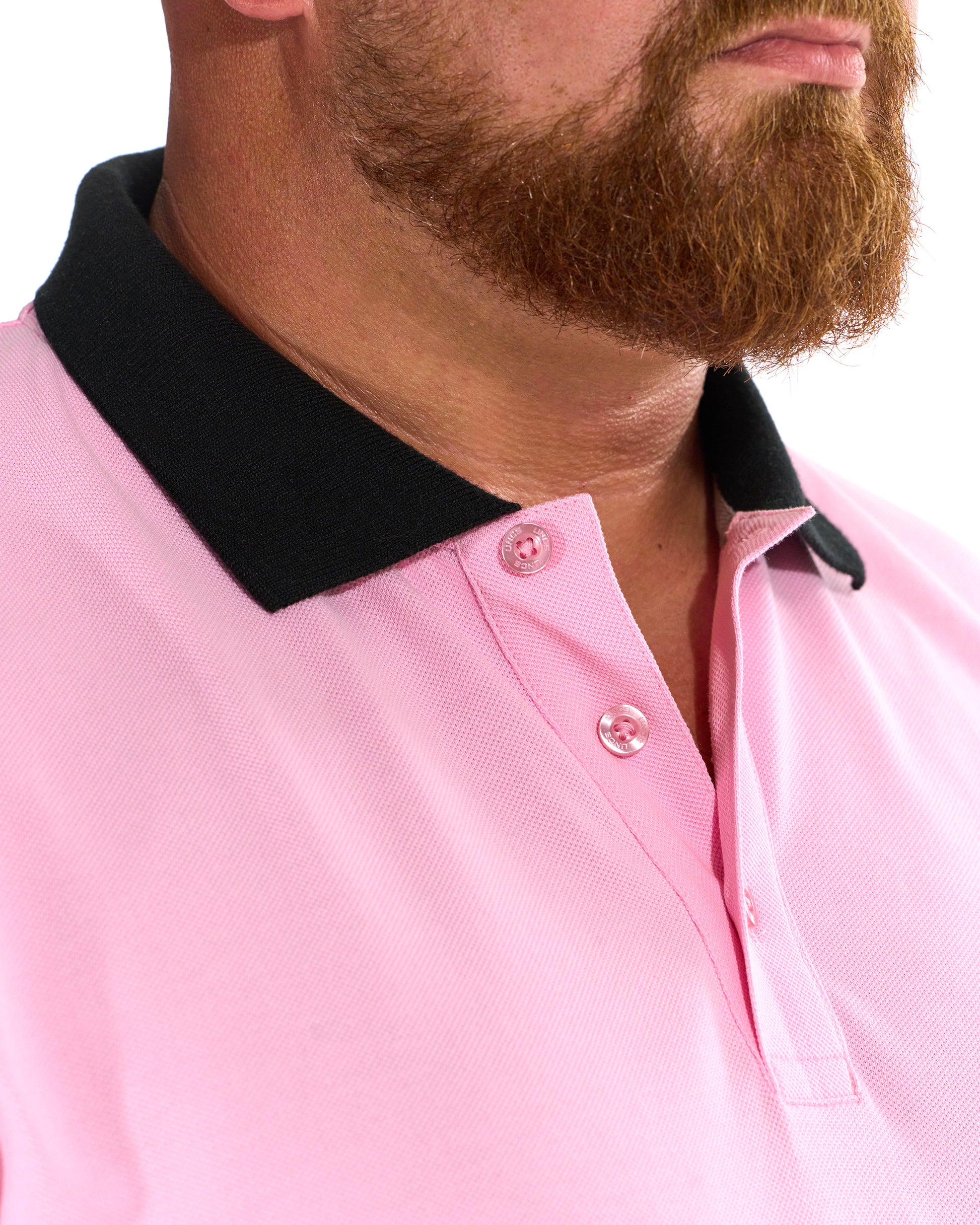 BRENDON Men's Polo PINK
