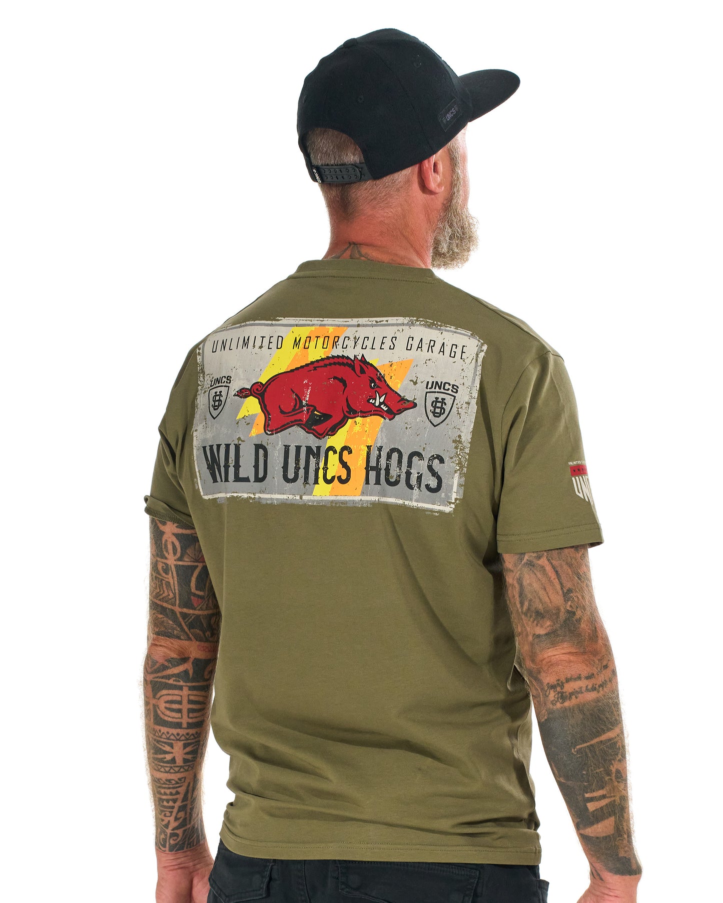 WILD HOGS Men's T-Shirt KHAKI