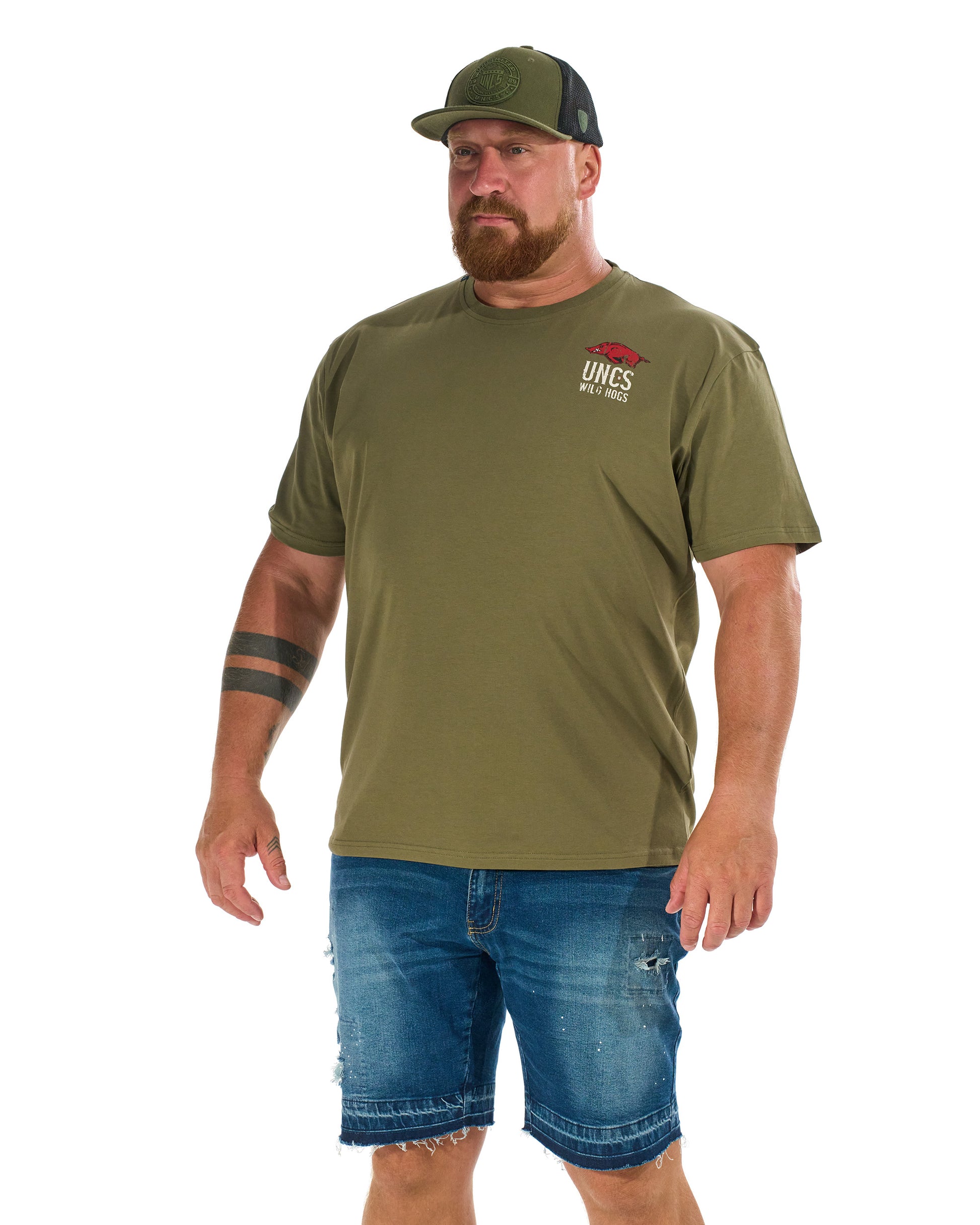 WILD HOGS Men's T-Shirt KHAKI