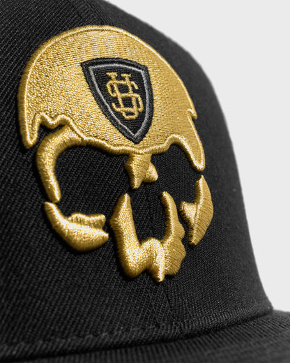 SKULL Men's Cap BLACK/GOLD