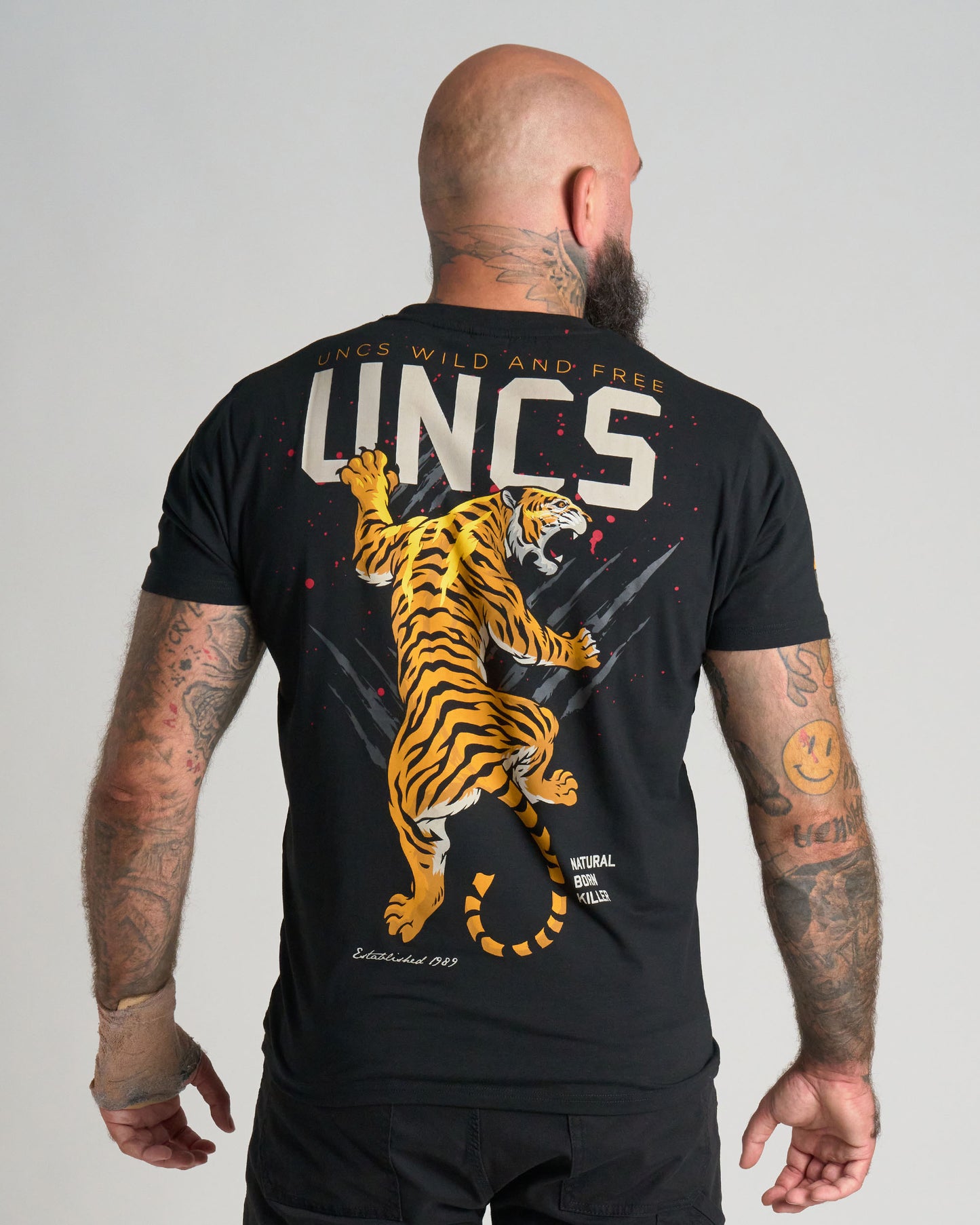 TIGER II Men's T-Shirt BLACK