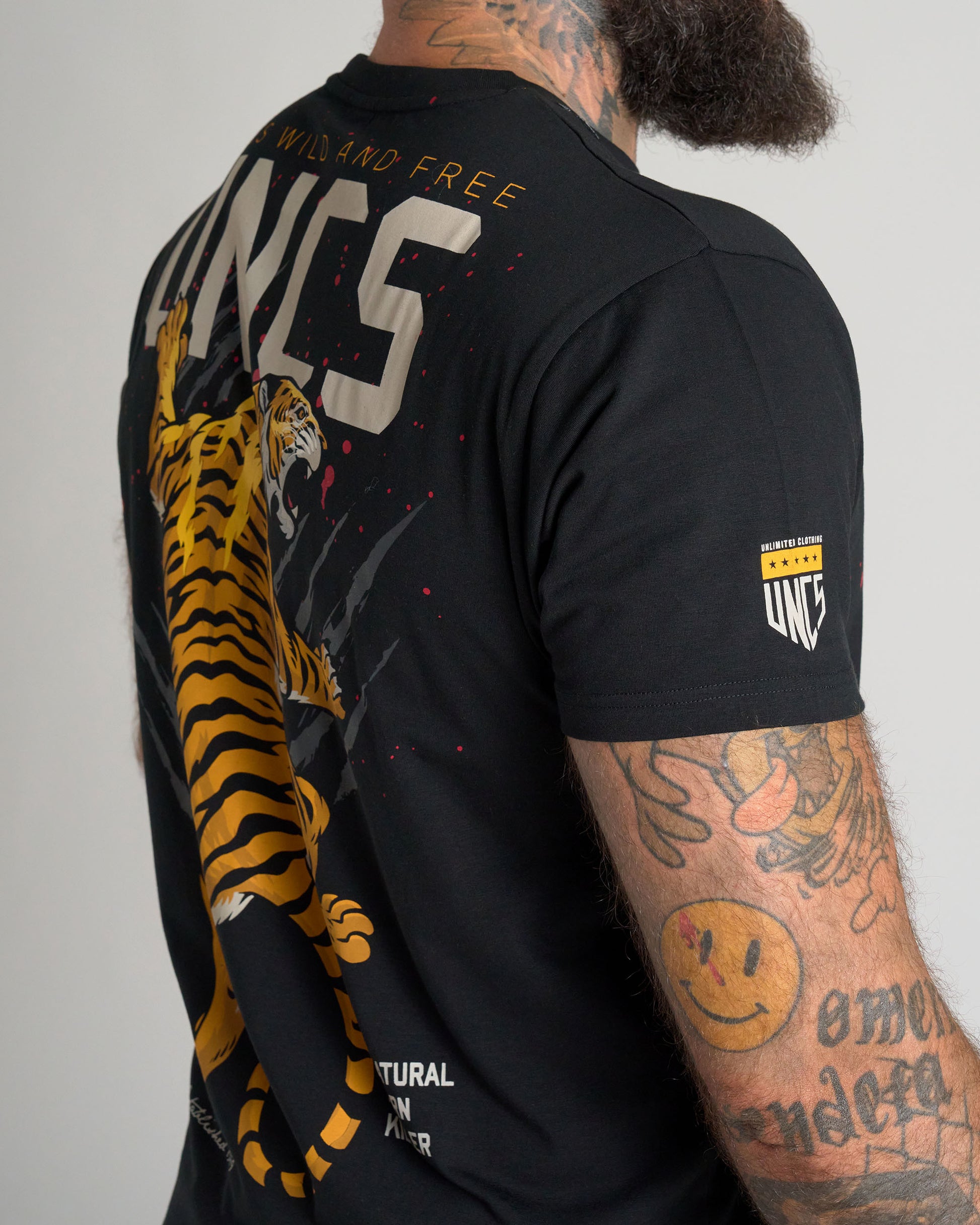 TIGER II Men's T-Shirt BLACK