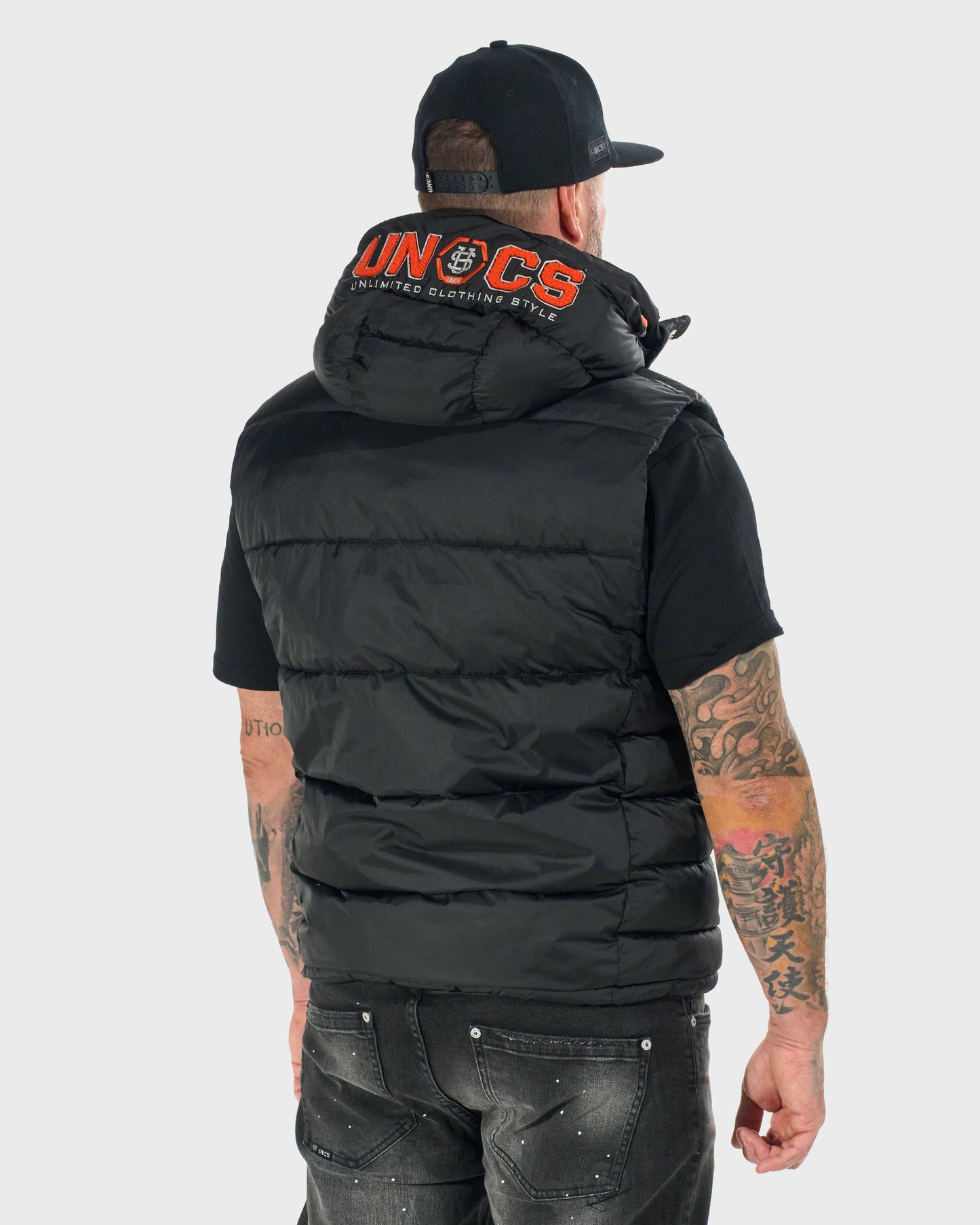 FLINT II Men's Vest BLACK/ORANGE