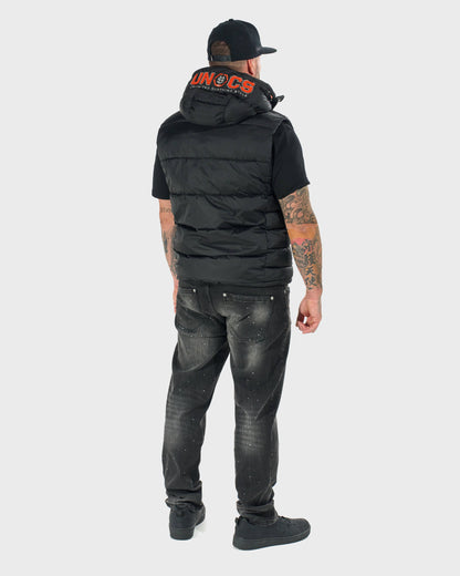 FLINT II Men's Vest BLACK/ORANGE