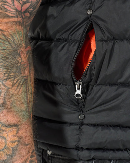 FLINT II Men's Vest BLACK/ORANGE